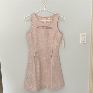 blush pink dress
